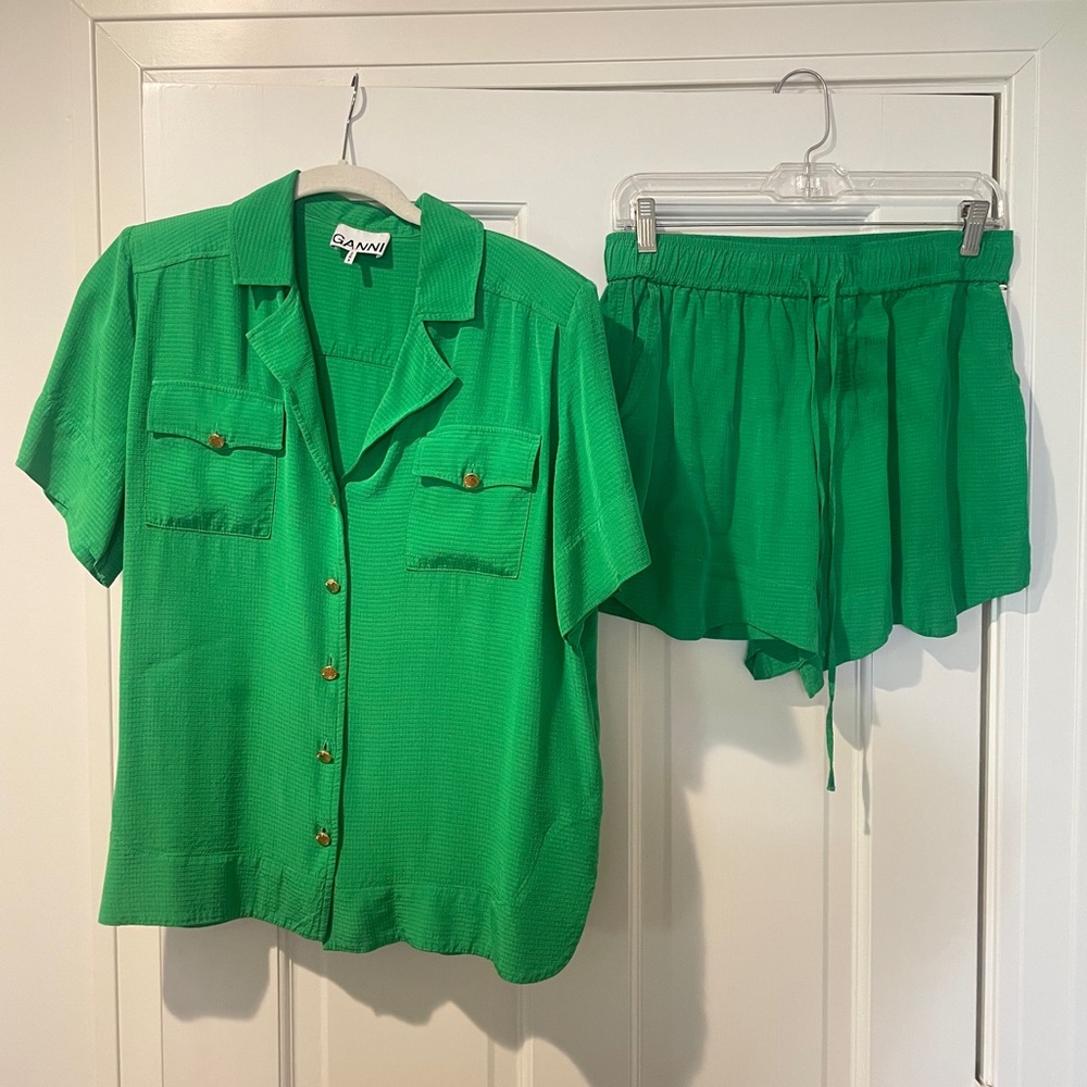 Ganni Green Set
